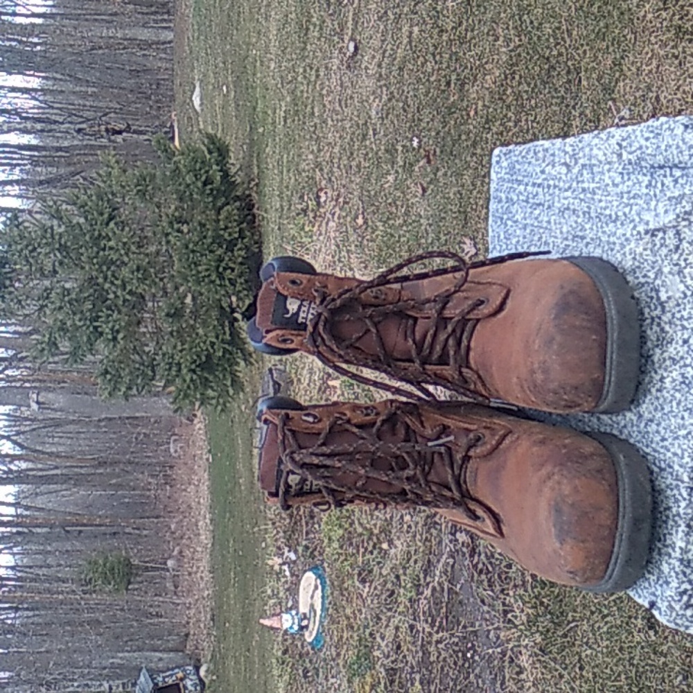 TEXAS STEER LEATHER Work BOOTS Size 11 UniSex EPLC